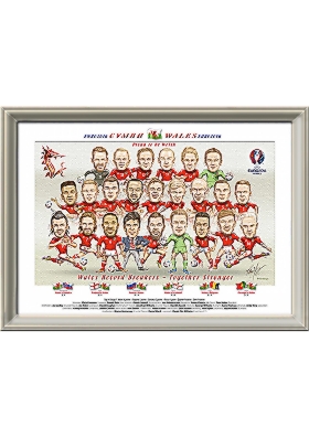 Glorious Wales Together Stronger - A3 Framed